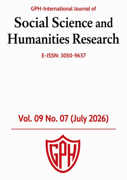 Cover of GPH-International Journal of Social Science and Humanities Research